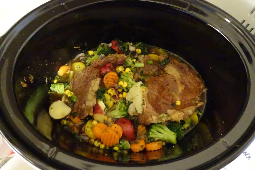 Rib eye steak shop in instant pot
